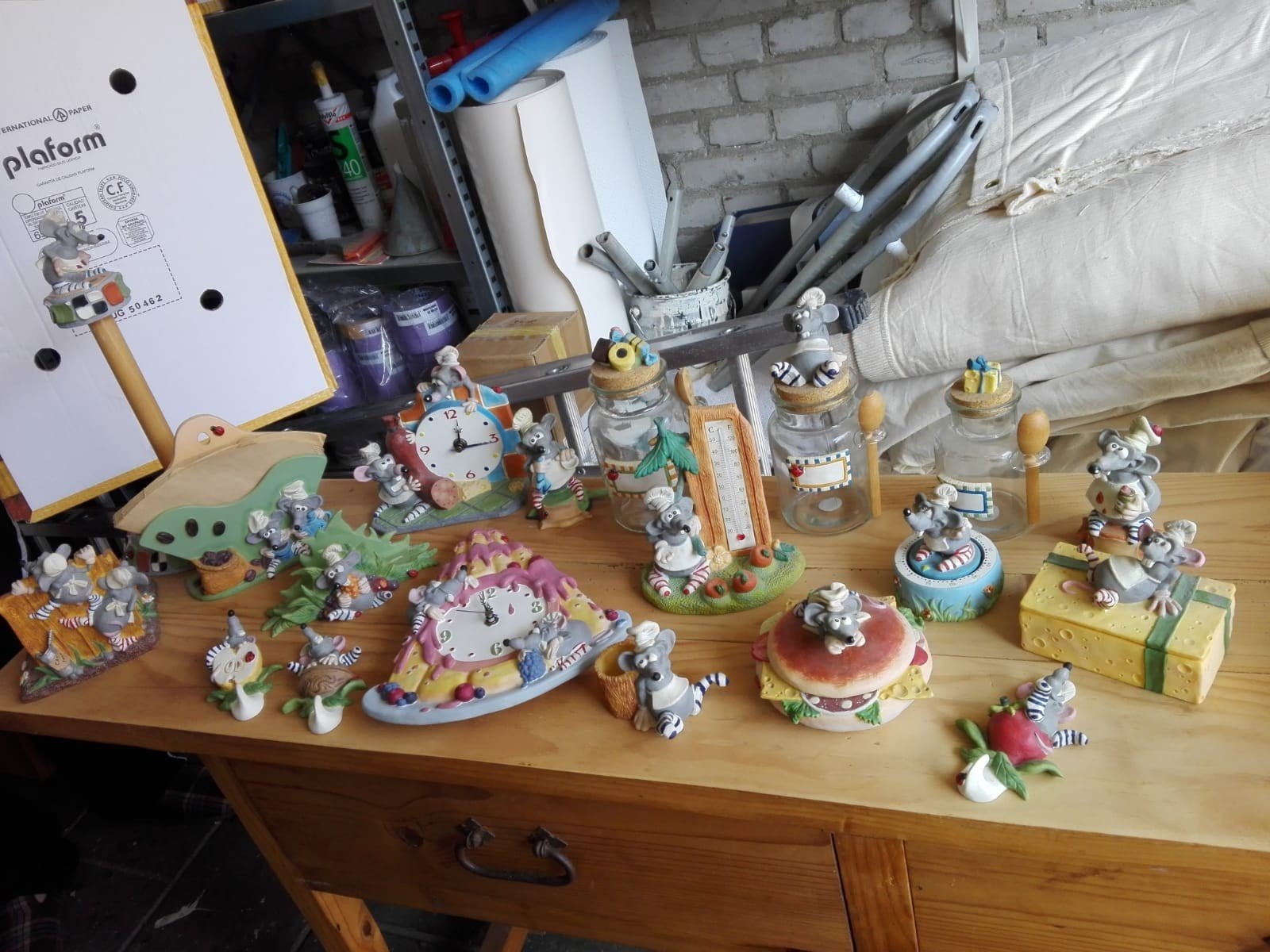 Complete verzameling keukengerei muizen., Ophalen of Verzenden