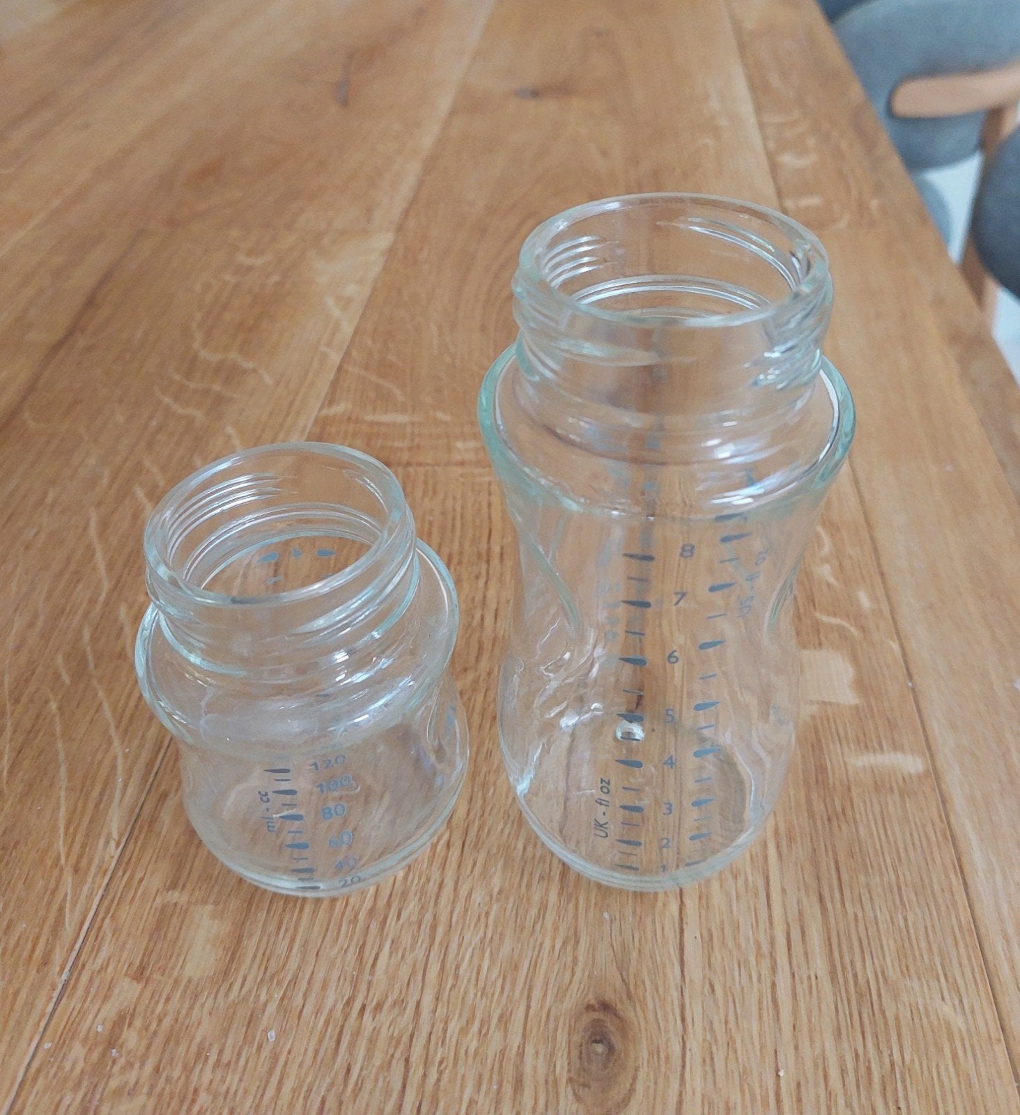 Twee philips avent glazen flessen, Kinderen en Baby's, Babyvoeding en Toebehoren, Ophalen of Verzenden, Overige typen