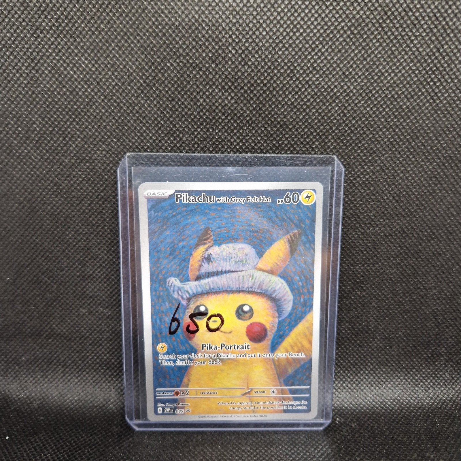 Pikachu With Grey Felt Hat Pokémon X Van Gogh NM, Ophalen of Verzenden, Zo goed als nieuw