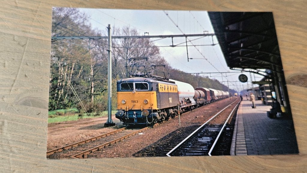 Foto TREIN NS Nederlandse Spoorwegen Loc 1143 Cargo, Ophalen of Verzenden, Gebruikt, Tram, Overige typen