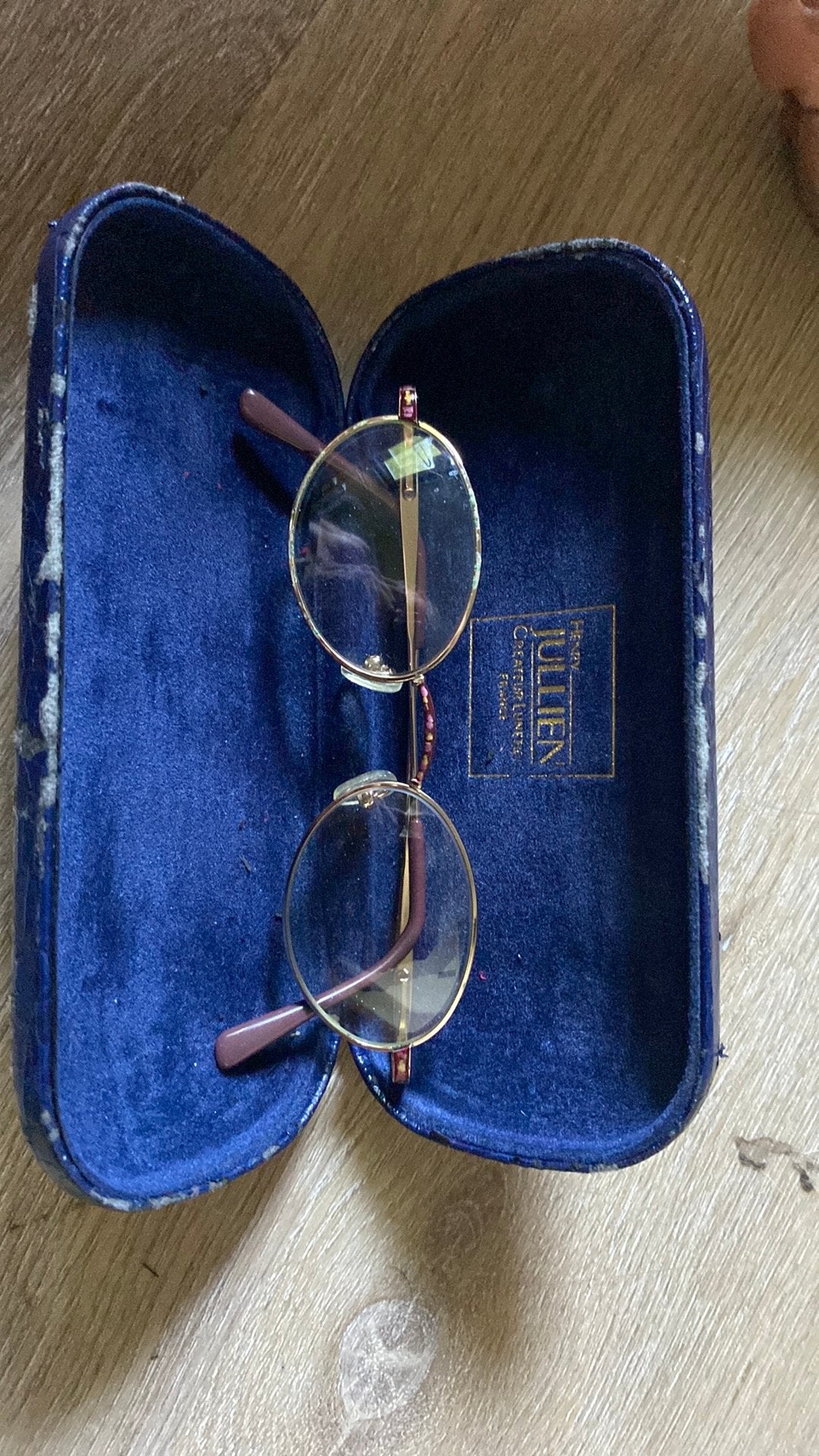 Henry jullien bril, Sieraden, Tassen en Uiterlijk, Zonnebrillen en Brillen | Dames, Ophalen of Verzenden, Zo goed als nieuw, Bril