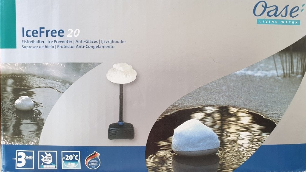 IJsvrijhouder Vijver OASE IceFree 20 Fors afgeprijsd OP=OP!, Tuin en Terras, Ophalen of Verzenden, Nieuw, Vijverfilter