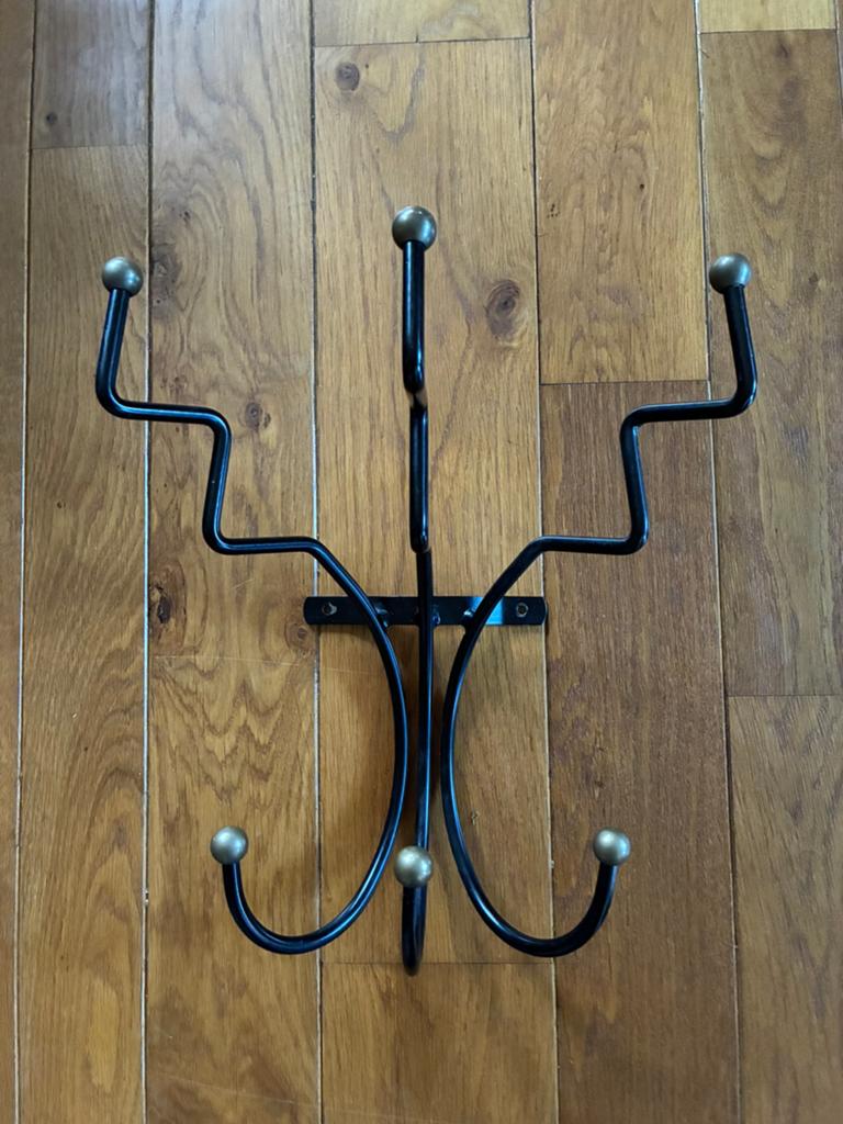 Wandkapstok metaal, Huis en Inrichting, Woonaccessoires | Kapstokken, Zo goed als nieuw, Minder dan 100 cm, Metaal, Ophalen