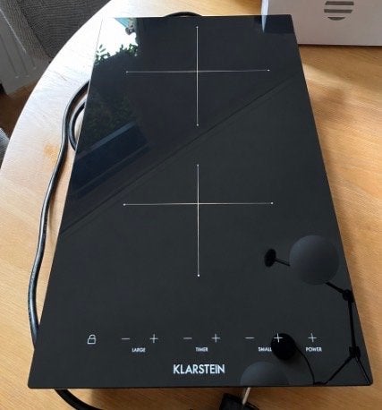 Klarstein Inductieplaat 2 Pits - Compact en Krachtig, 3 kookzones of minder, Ophalen of Verzenden, Zo goed als nieuw, Inductie
