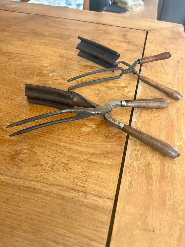 Antieke krultang(en), Ophalen of Verzenden, Gebruikt, Overige materialen
