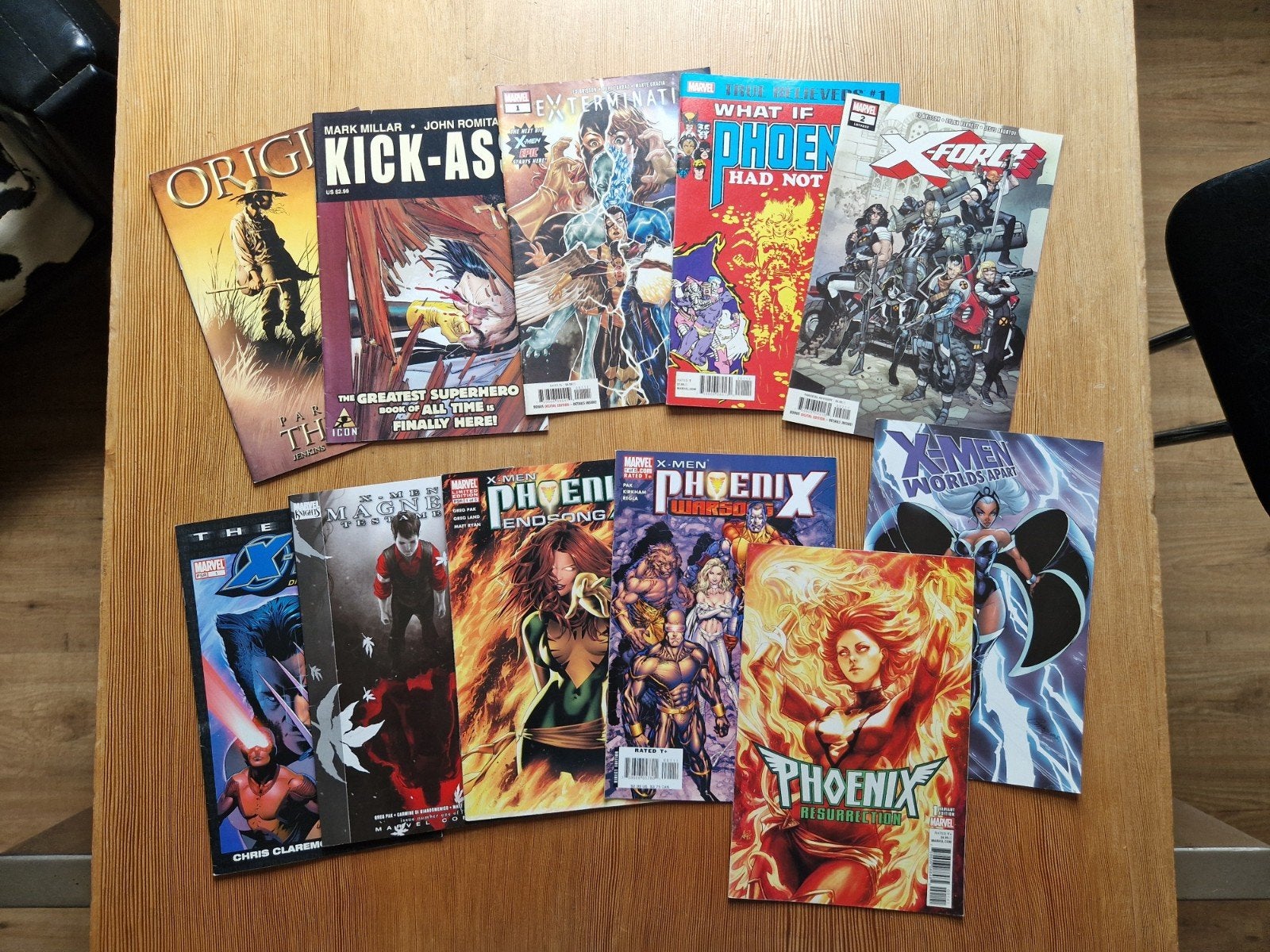 Marvel Comics & X-Men Collectie + Kick-Ass Comics, Boeken, Strips | Comics, Gelezen, Amerika, Mark Millar, Chris Claremont, Ophalen of Verzenden