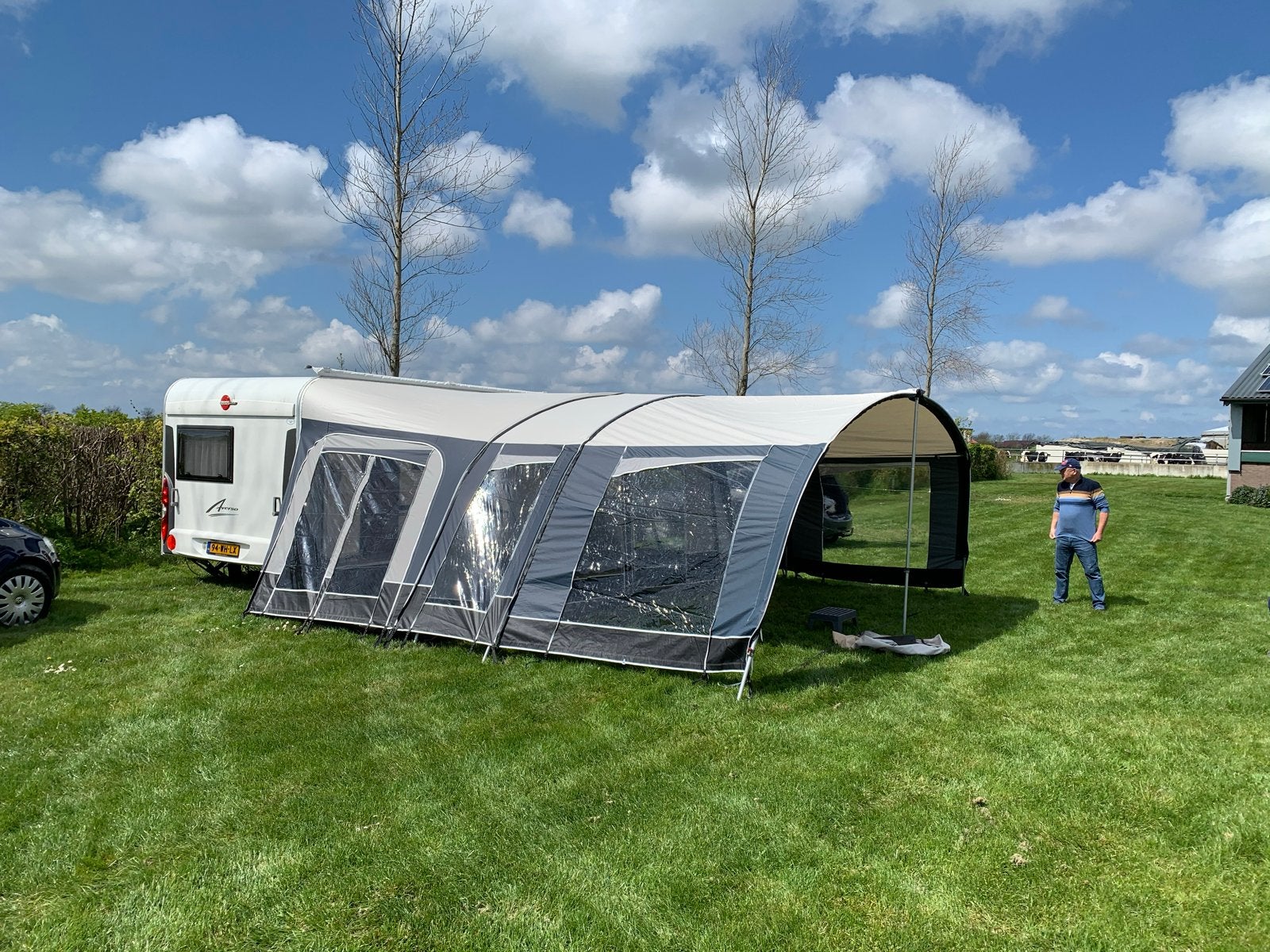 Unico Bologna/Milaan Dakluifel Deluxe - Maat 626, Caravans en Kamperen, Tenten, Zo goed als nieuw, Ophalen