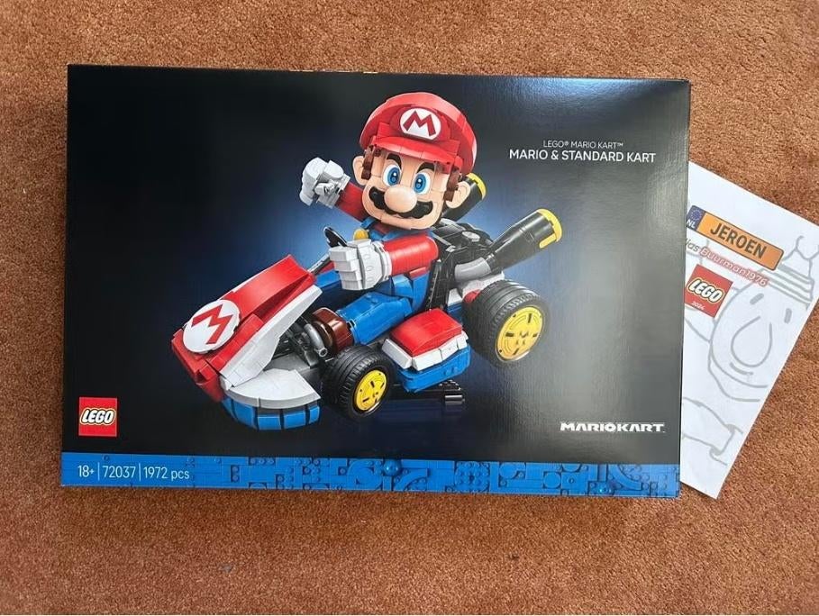 Lego 72037 Mario Kart – Mario en standaardkart (NIEUW MISB), Overige thema's, Lego, Ophalen of Verzenden, Complete set
