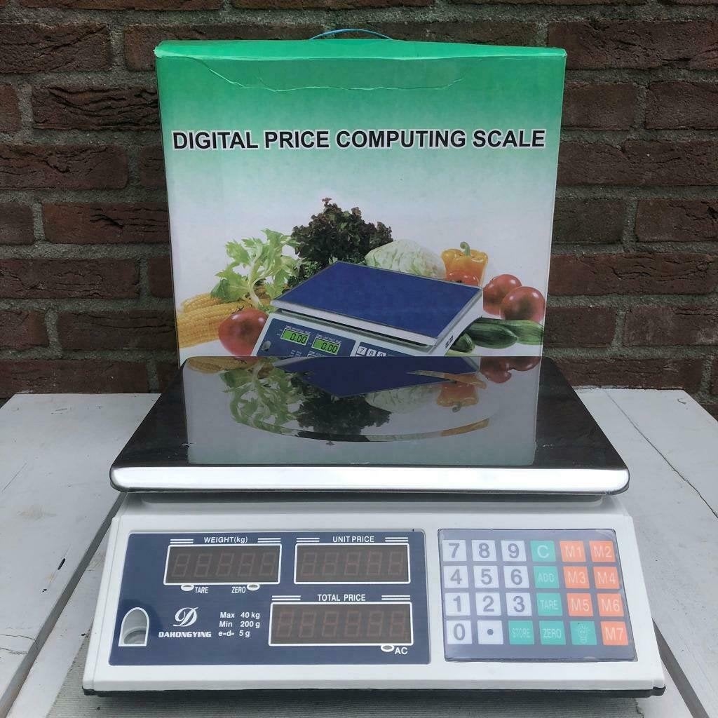 weegschaal 40 kg, Witgoed en Apparatuur, Ophalen, Minder dan 10 kg, Keukenweegschaal, Nieuw
