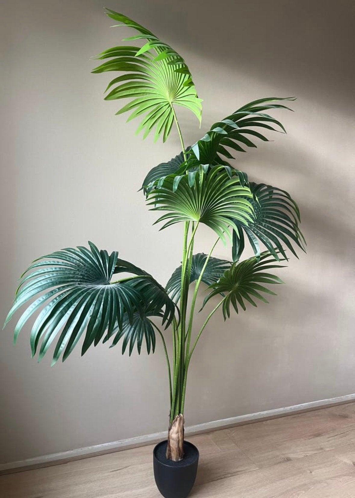 Kunstpalm met Pot 120 cm groen, Huis en Inrichting, Woonaccessoires | Kunstplanten en Kunstbloemen, Ophalen of Verzenden, Zo goed als nieuw