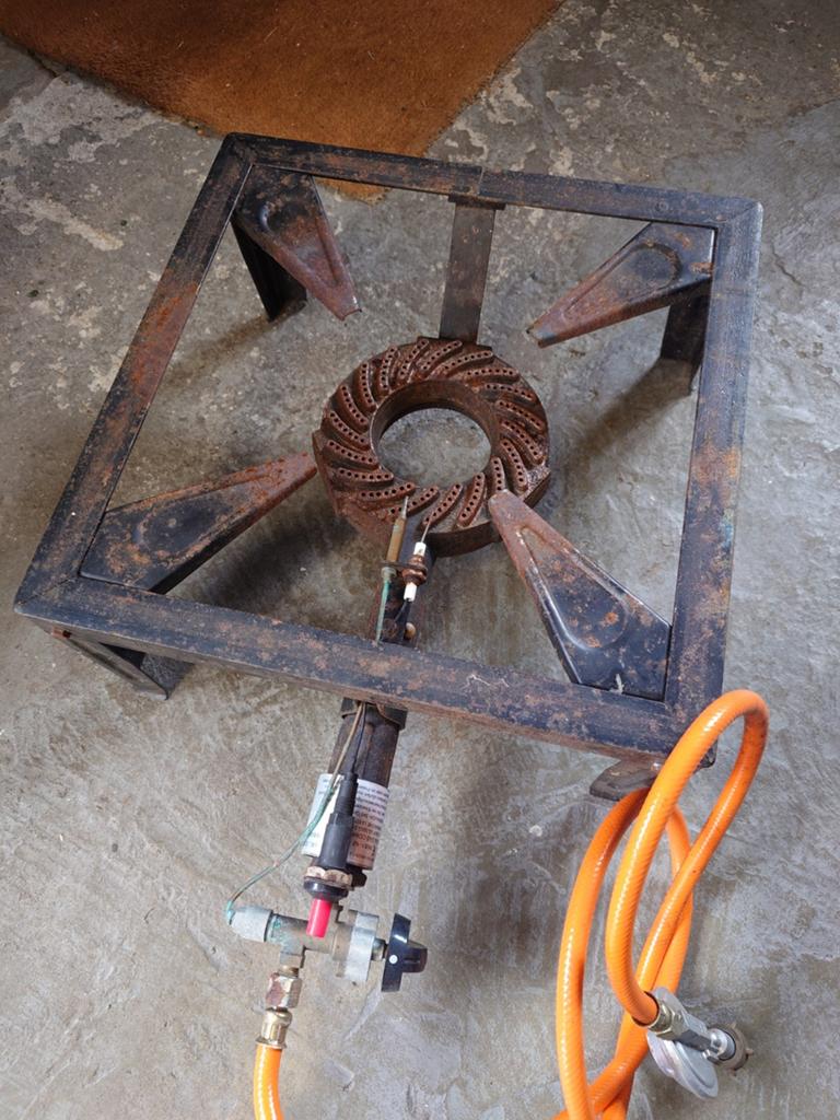 Gasbrander/wokbrander krachtig 9,5 kW maximaal, Ophalen, Gebruikt, Gas, Vrijstaand