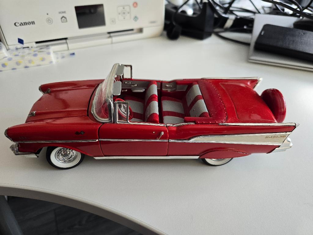 Chevrolet Bel air 1957 1/18, Ophalen of Verzenden, Gebruikt, Auto, Overige merken