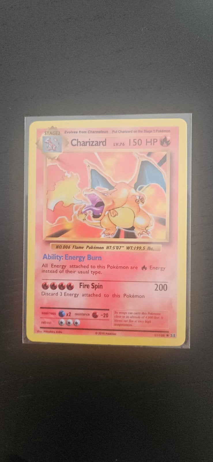 Charizard 11/108 XY Evolutions (2016) Holo - Near Mint!, Hobby en Vrije tijd, Verzamelkaartspellen | Pokémon, Ophalen of Verzenden