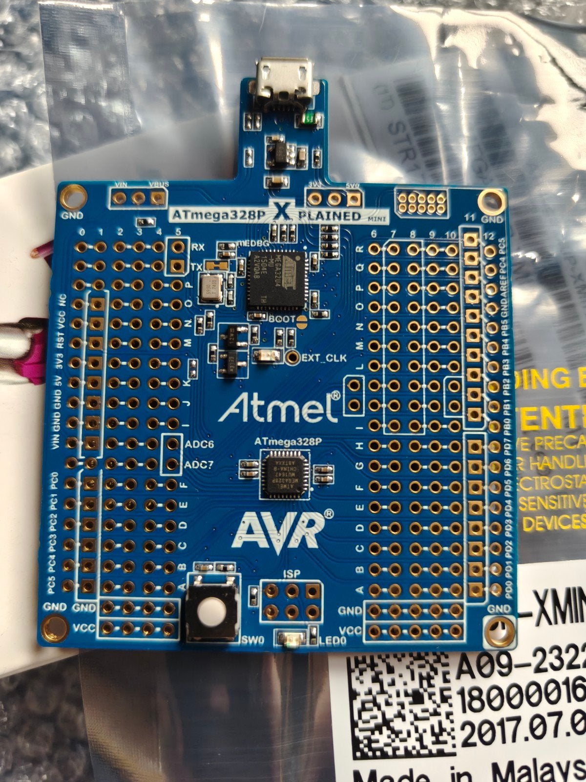 Atmel ATmega328P-XMINI Evaluatiekit / Testbord, Ophalen of Verzenden, Nieuw