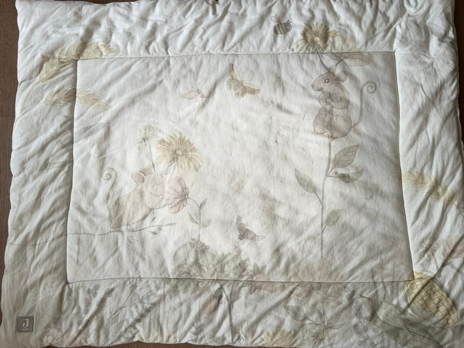 Jollein Boxkleed / Speelkleed Muis en Vlinders, Ophalen, Gebruikt