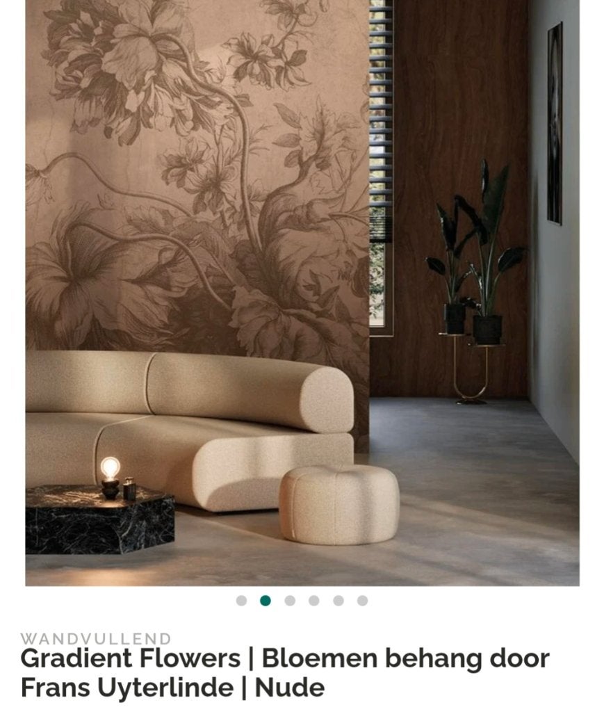 KEK Amsterdam behang(nieuw), Ophalen of Verzenden, 10 tot 25 m², Bruin