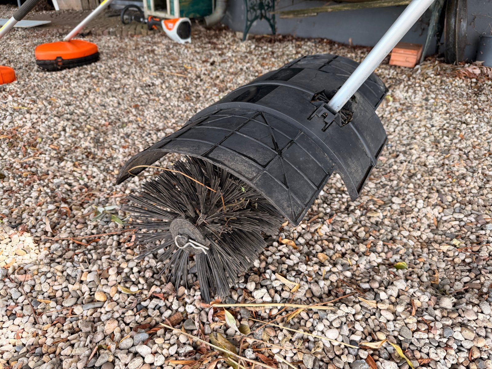 Stihl KB-KM veegborstel combi gereedschap, Ophalen, Gebruikt