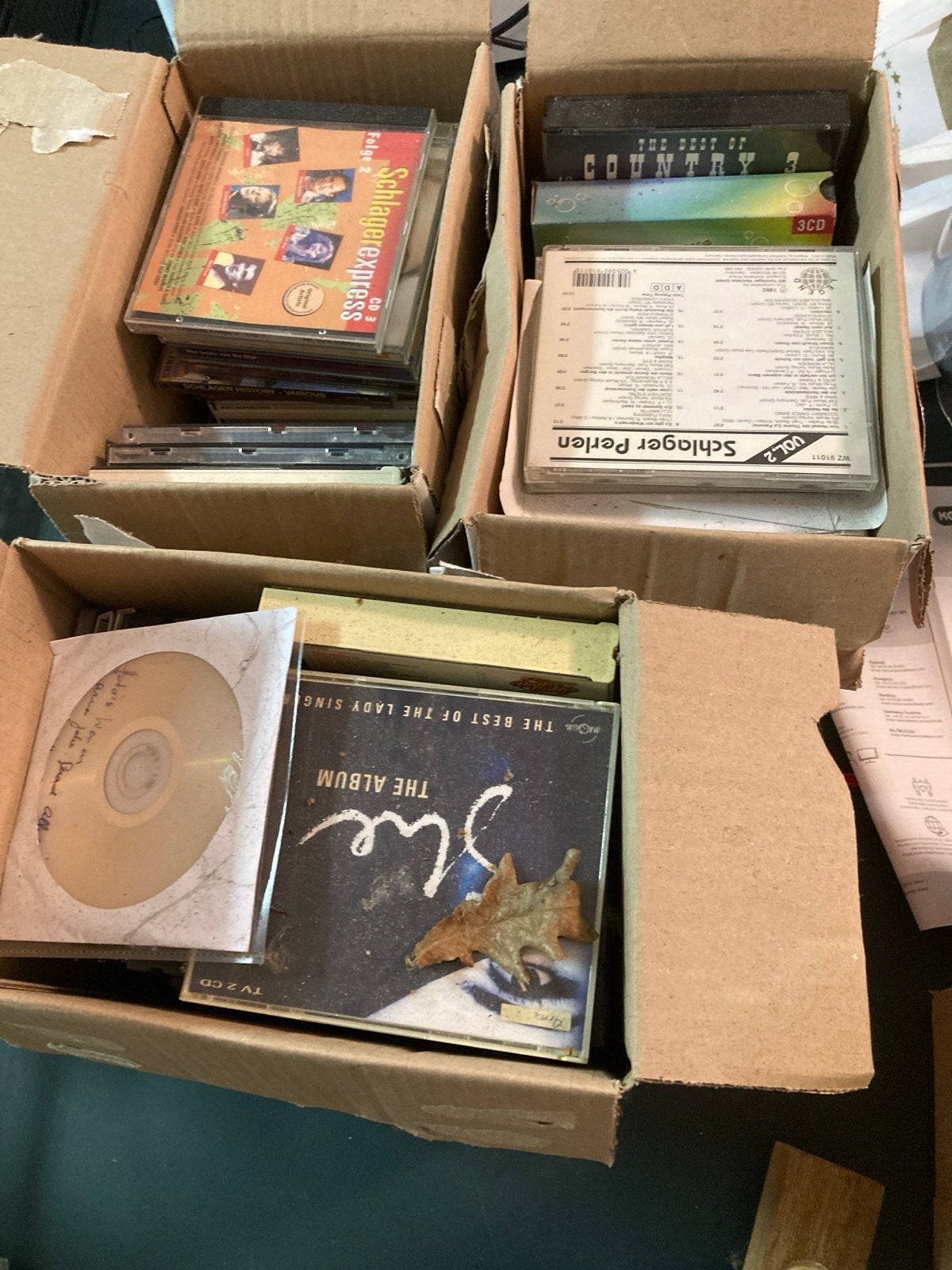 Drie dozen vol met diverse CD's - Allerlei genres, Ophalen, Gebruikt, Overige genres, Verzamelalbum