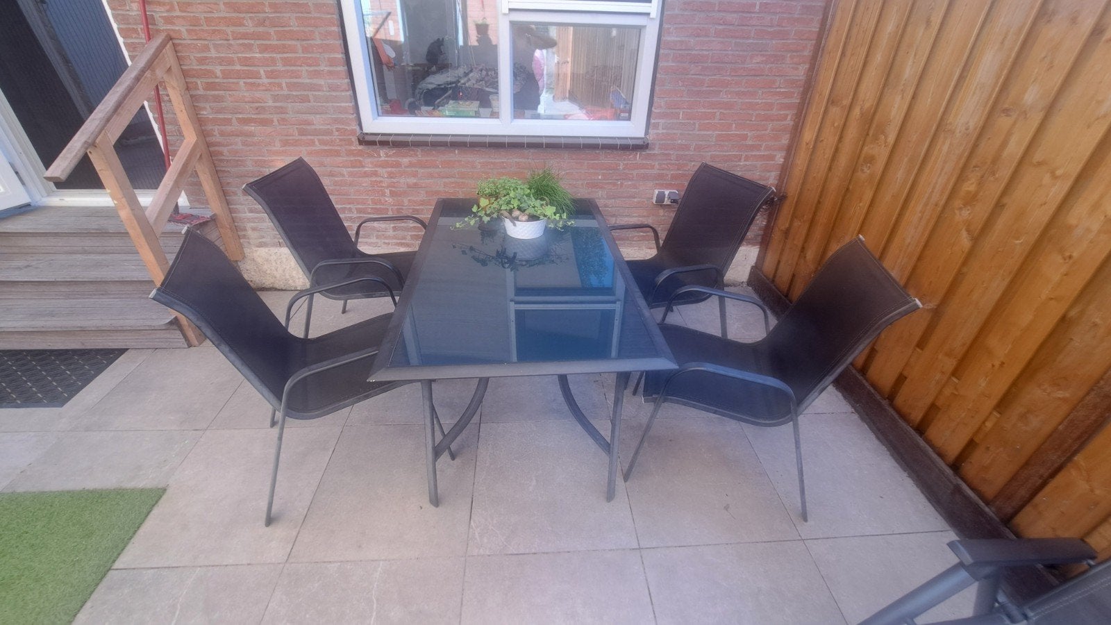 Tuinset, Ophalen, Gebruikt
