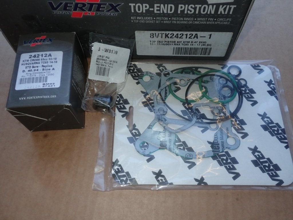 KTM 85SX 2018 - 2026 Ø46.94 Vertex top end zuiger kit, Ophalen of Verzenden