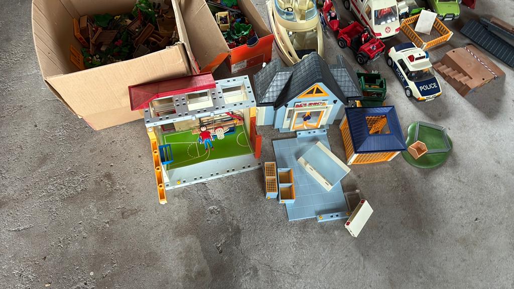 Grote partij Playmobil, Ophalen, Gebruikt, Jongen of Meisje