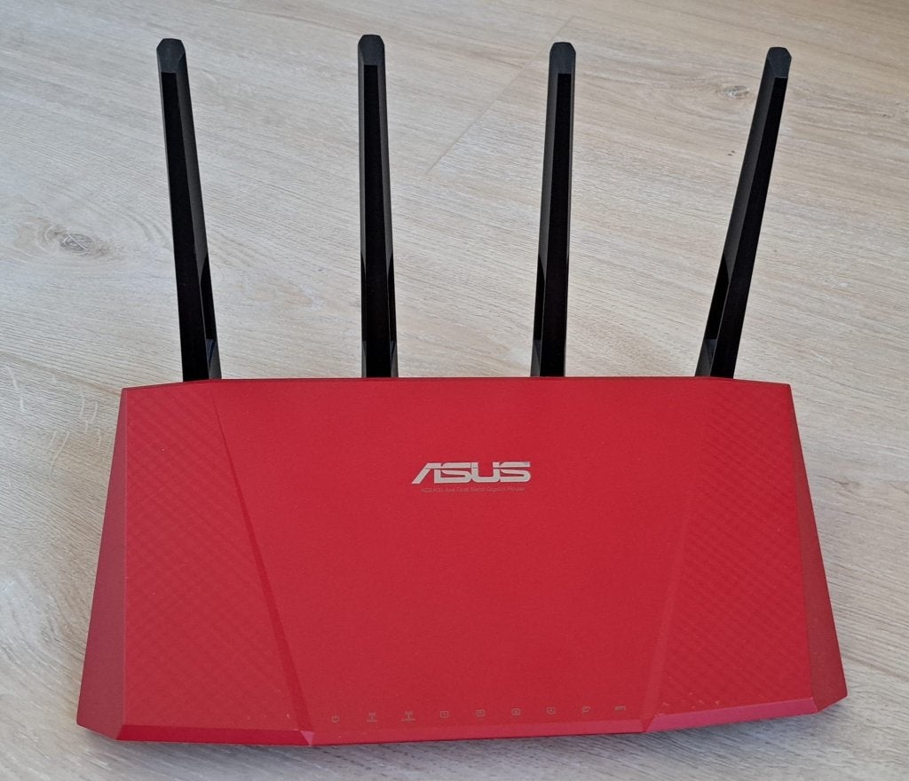 ASUS RT-AC87U AC2400 Dual-Band Gigabit Wireless Router, Ophalen of Verzenden, Gebruikt, Router met modem, Asus