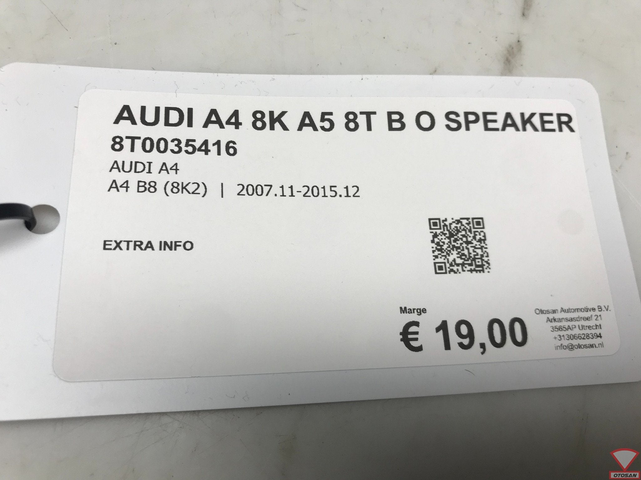 Audi A4 8K A5 8T B&O Speaker 8T0035416, Gebruikt, AUDI AG, Auto-Union-Strasse 1
85045  Ingolstadt, DE, Kundenbetreuung@audi.de