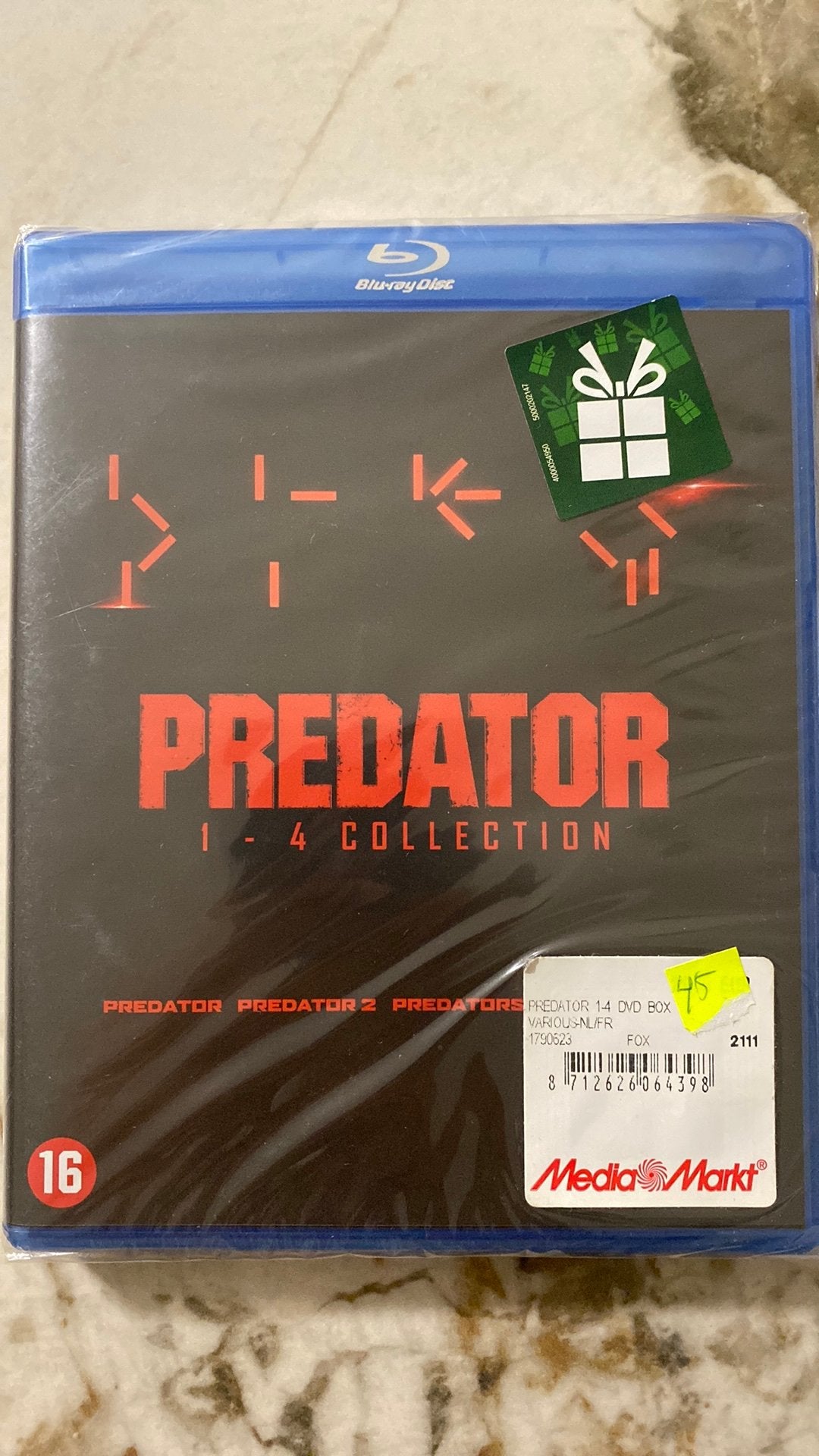 Predator 1 2 3 4 blu ray NL versie NIEUW, Ophalen of Verzenden, Nieuw in verpakking
