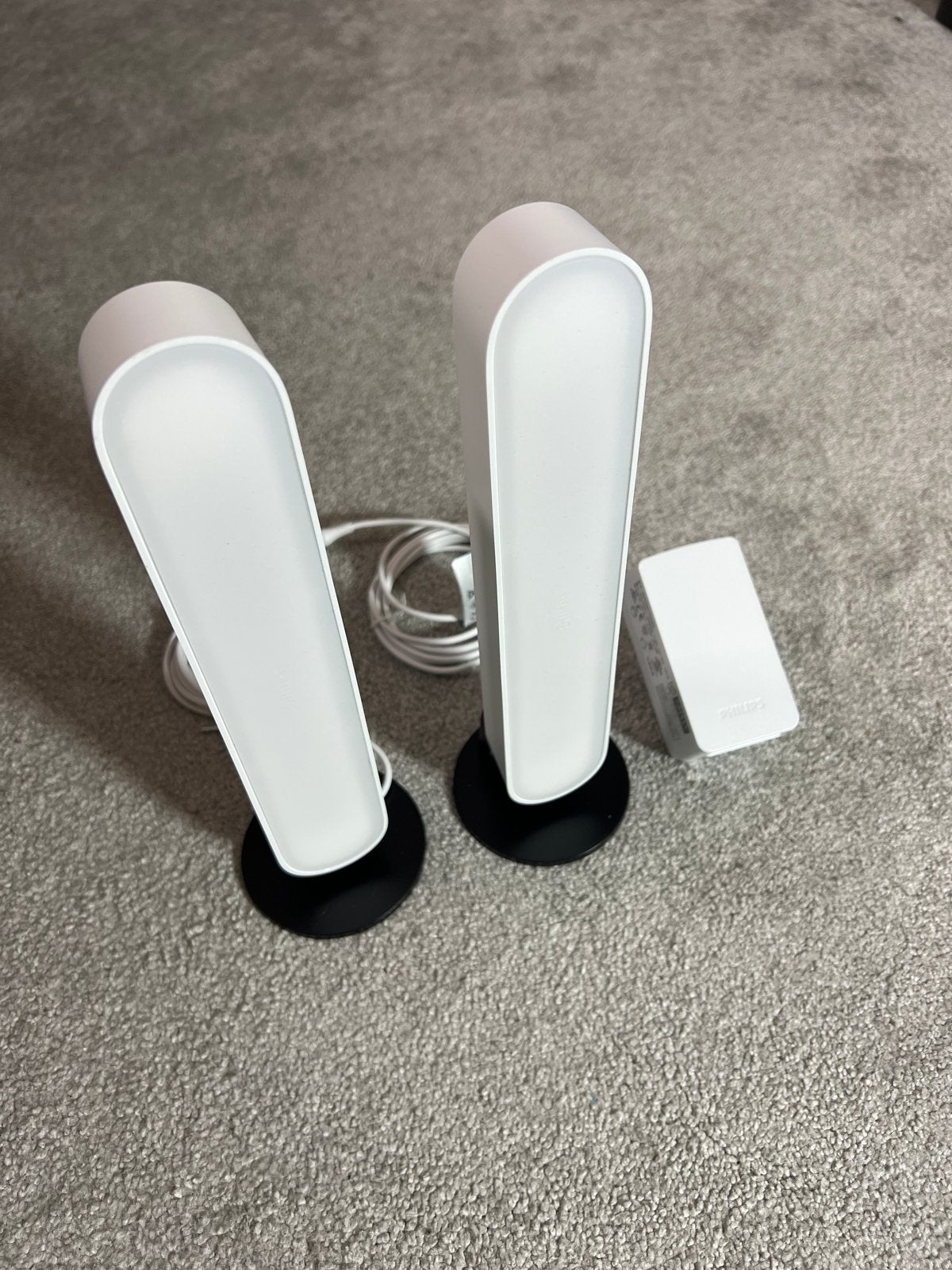 Philips Hue Play Light Bar (2 stuks) - Wit & Kleur Ambiance, Huis en Inrichting, Lampen | Losse lampen, Led-lamp, Overige fittingen