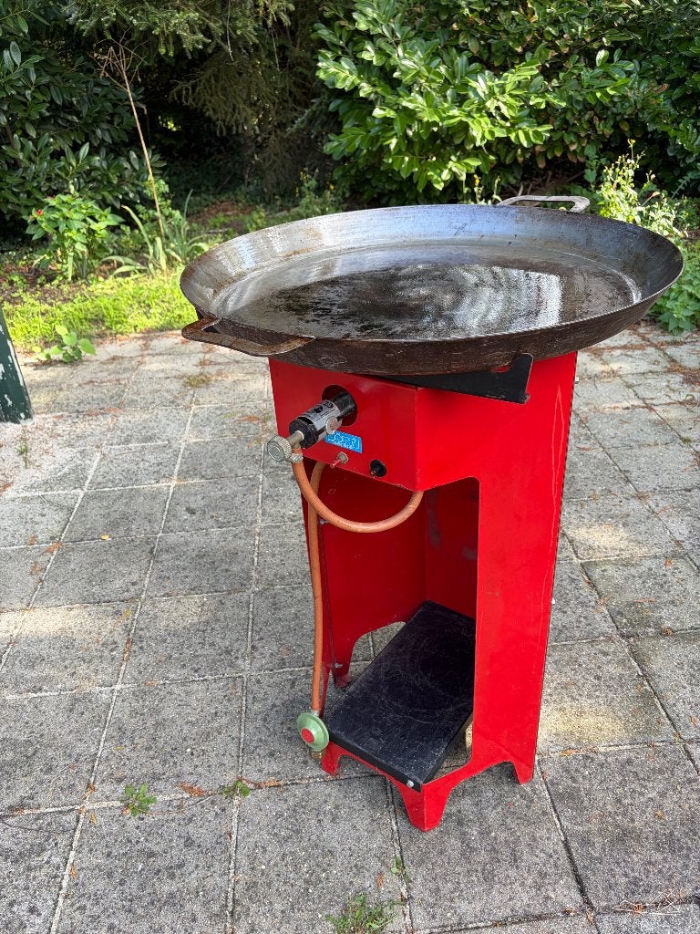 Paellapan of BBQ op gasbrander, Ophalen, Gebruikt