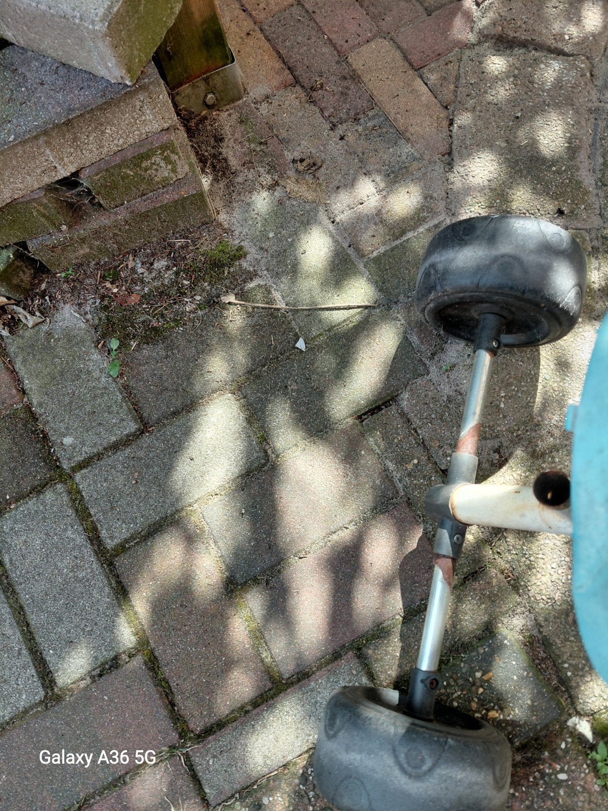 te koop driewieler fietsje, Ophalen