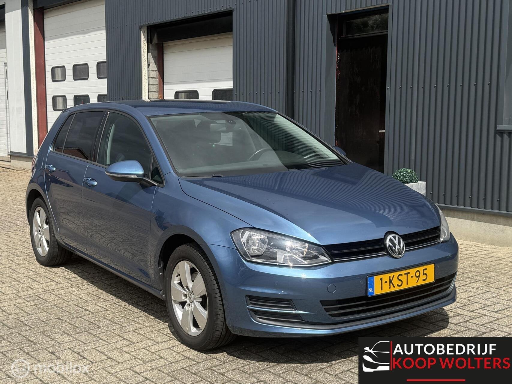Volkswagen Golf 1.4 TSI Highline Clima Navi DSG, Auto's, Euro 5, Gebruikt, 4 cilinders, Blauw
