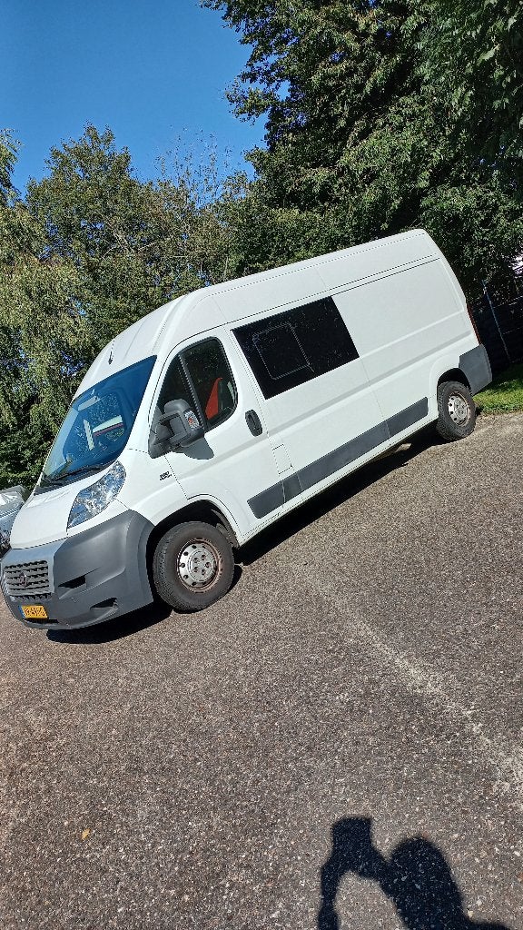 Fiat Ducato GB 3.5T 2.3 MJ 130pk L3h2 403 Bouwjaar 2015, Voorwielaandrijving, Euro 5, Stof, Parkeersensor