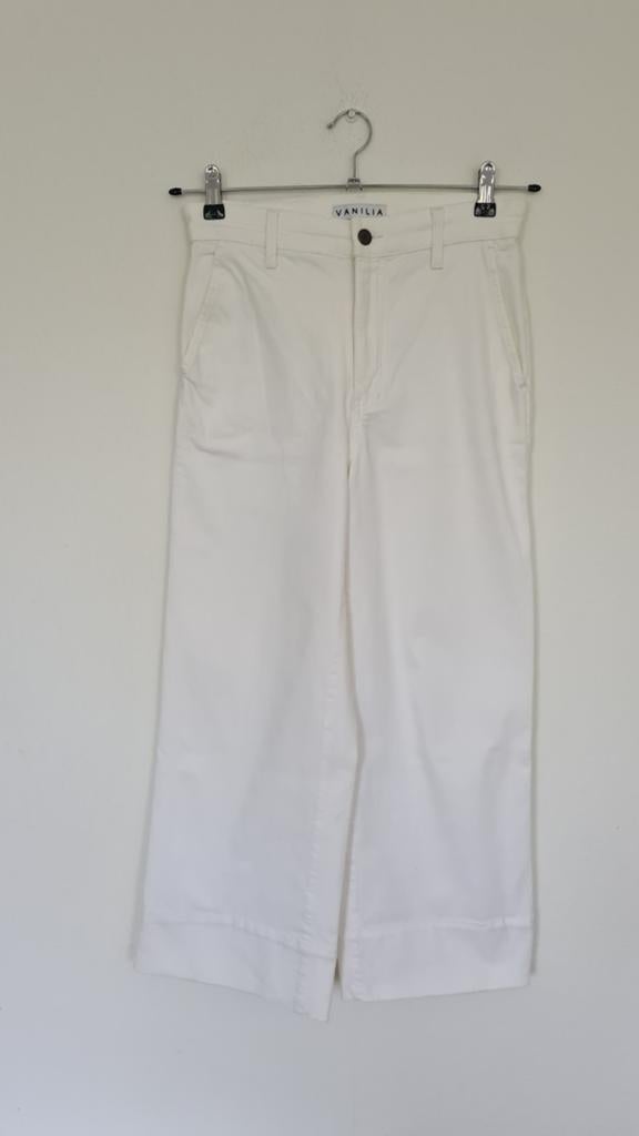 Broek, Vanilia, maat 36, Ophalen of Verzenden, Zo goed als nieuw, Wit, Lang