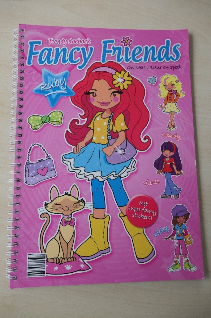 Fancy friends - trendy doeboek, Hobby en Vrije tijd, Stickers en Plaatjes, Ophalen of Verzenden, Nieuw, Plaatje