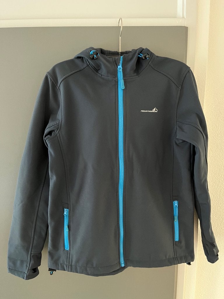 Stoere softshell jas maat 164 (als nieuw), Ophalen of Verzenden, Zo goed als nieuw, Jongen, Jas