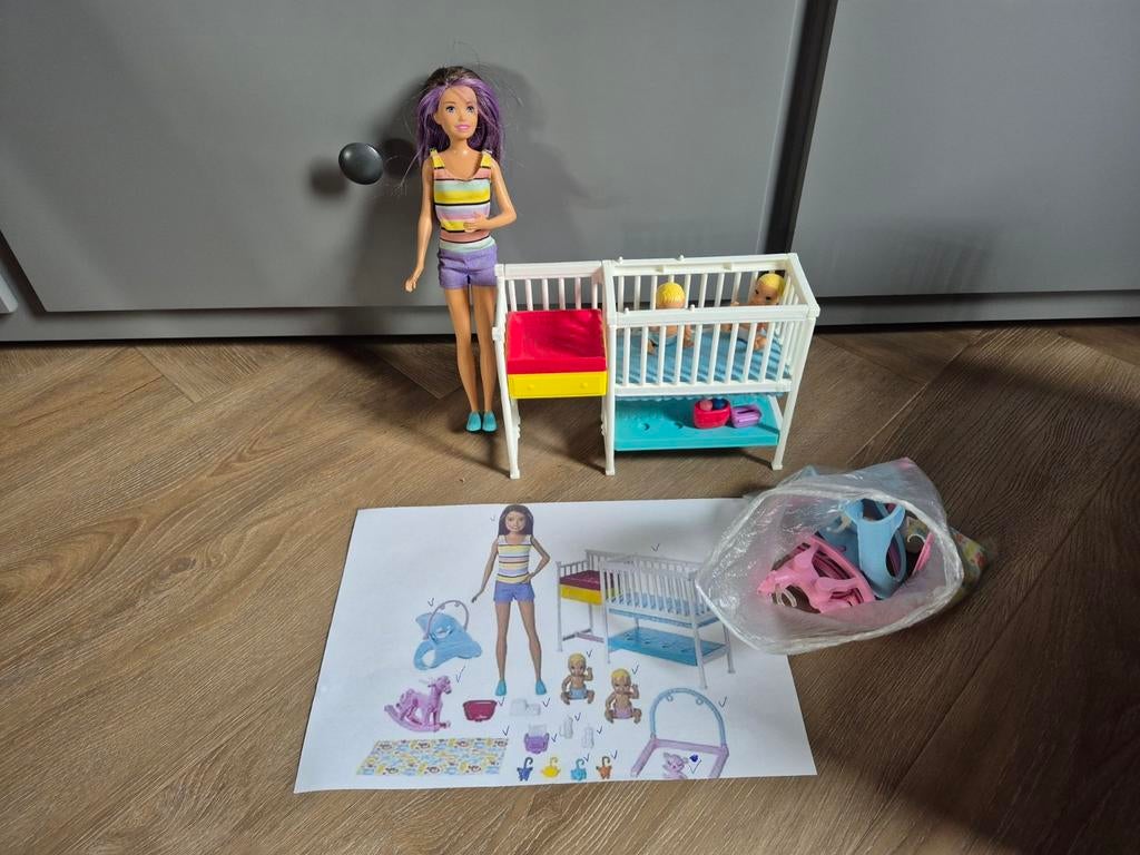 Barbie Skipper babysitter, Ophalen, Zo goed als nieuw, Barbie