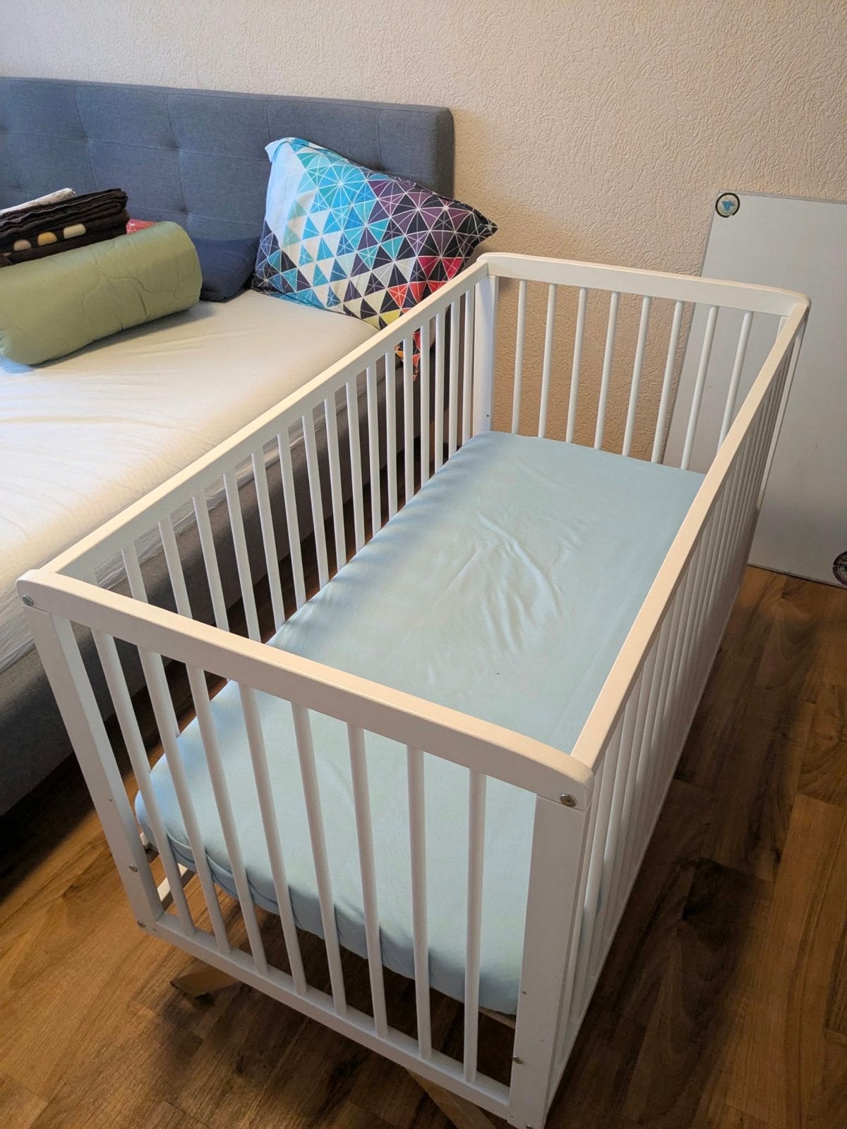 Witte wieg ZONDER MATRAS, Ophalen of Verzenden, Zo goed als nieuw, Wieg
