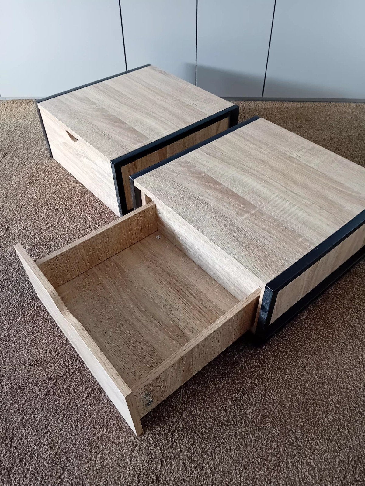 Nachtkastjes voor aan de muur!!, Huis en Inrichting, Ophalen, Minder dan 50 cm, Vierkant, Minder dan 50 cm