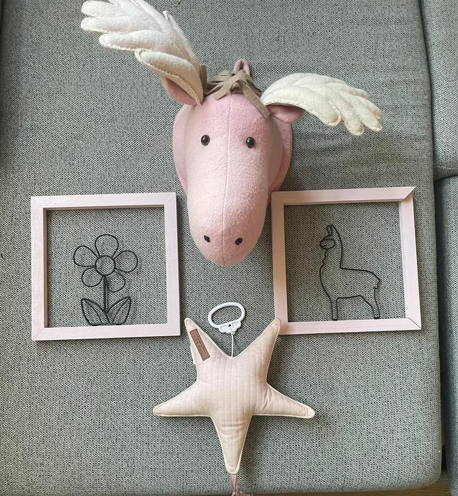Babykamer wanddecoratie roze – Little Dutch muziekdoosje, Kinderen en Baby's, Kinderkamer | Inrichting en Decoratie, Ophalen of Verzenden