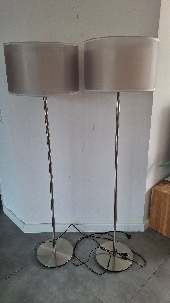 2 staande lampen - Ikea Skaftet, Huis en Inrichting, Ophalen, 100 tot 150 cm, E27 (groot), Zo goed als nieuw
