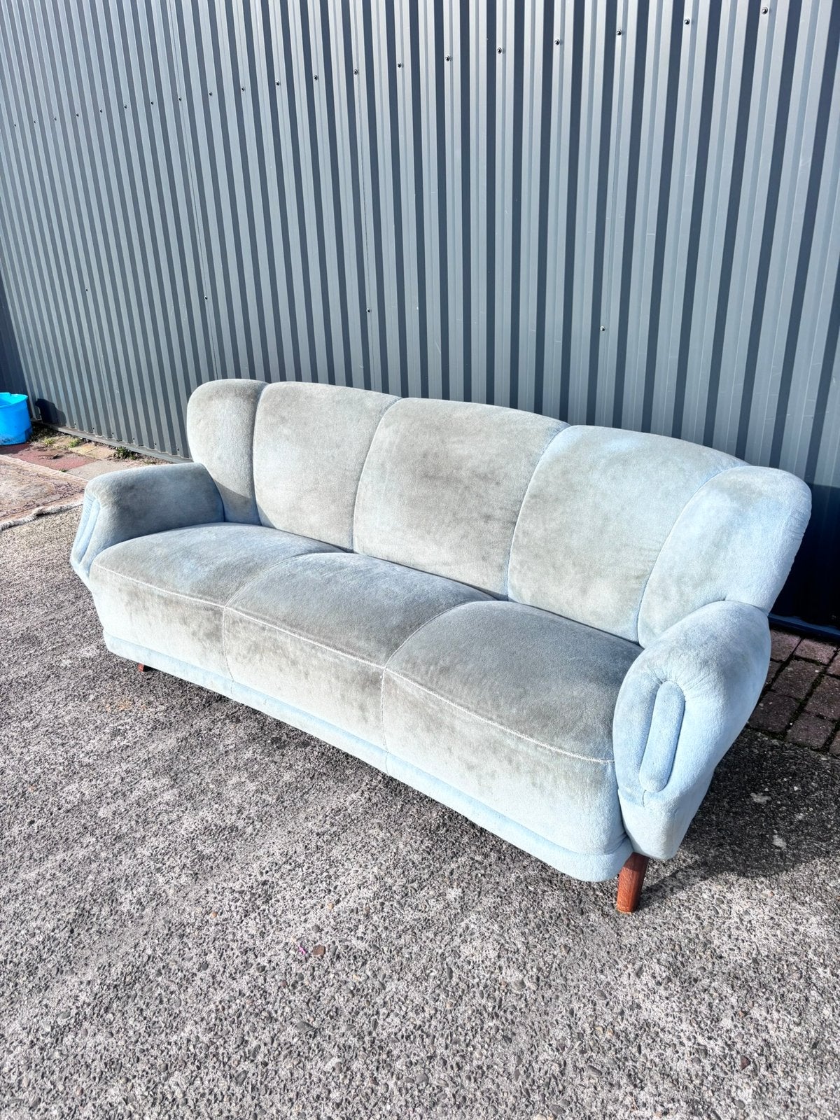 Vintage bank velvet, Ophalen