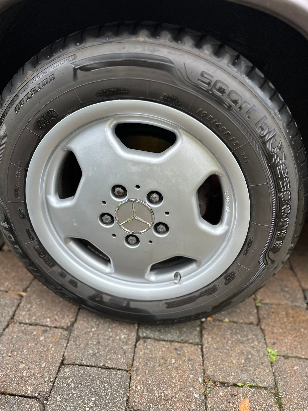 Mercedes monoblock 15 inch, Auto-onderdelen, 15 inch, Velg(en), Ophalen of Verzenden, Personenwagen