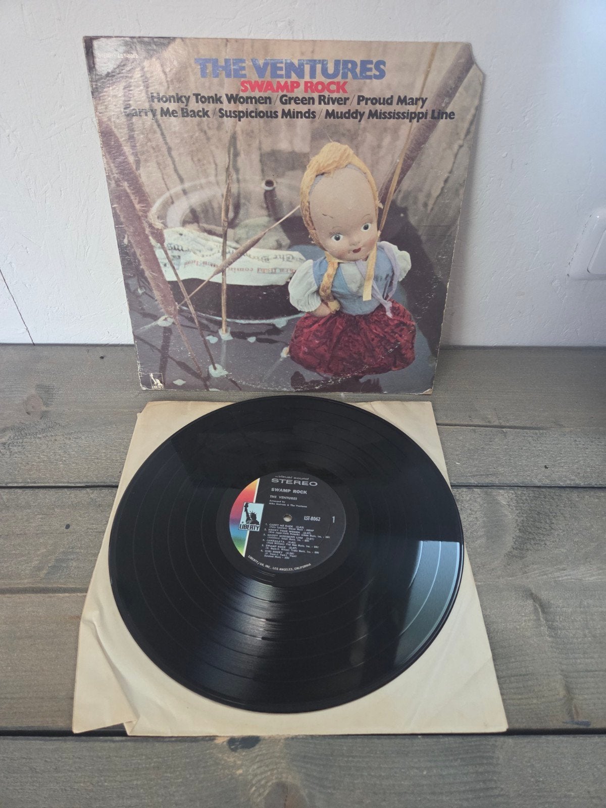 The Ventures - Swamp Rock LP (1969) - Stereo Vinyl, Ophalen of Verzenden, 1960 - 1969, Gebruikt, 12 inch