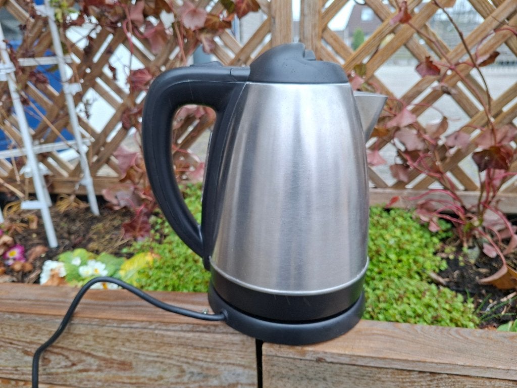 rvs waterkoker 1,9 liter, 1 tot 2 liter, Ophalen of Verzenden, Gebruikt, Rvs