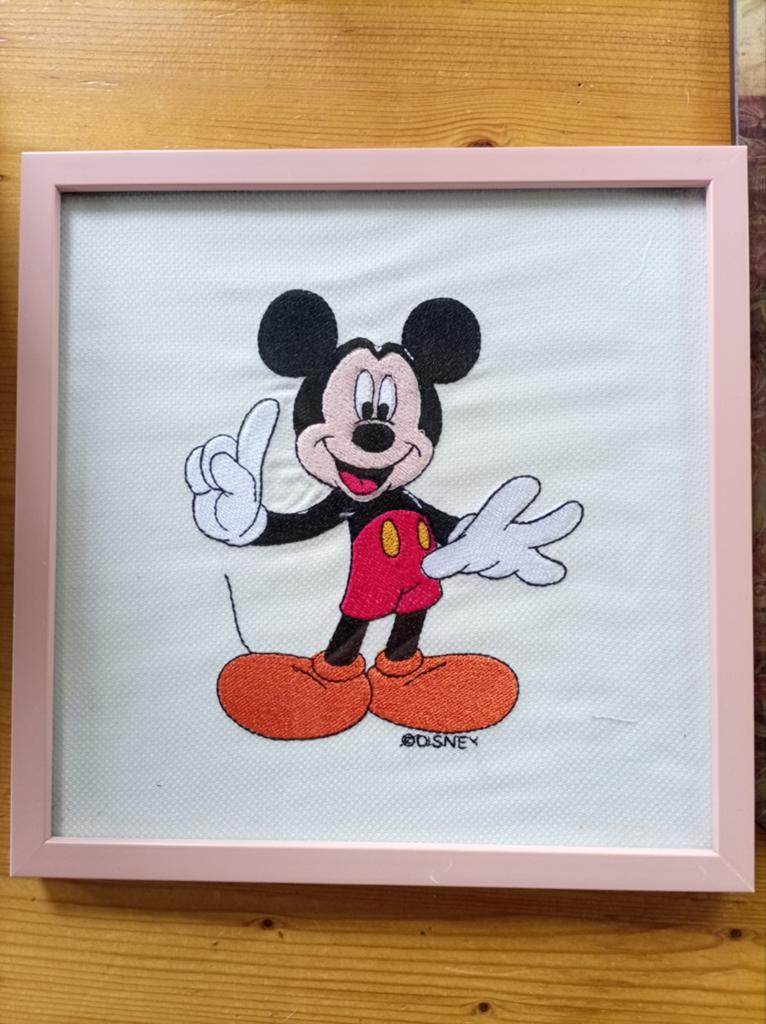 Mickey Mouse in lijstje, Ophalen, Mickey Mouse, Beeldje of Figuurtje