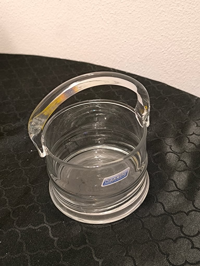 Vintage glazen pot, Ophalen of Verzenden