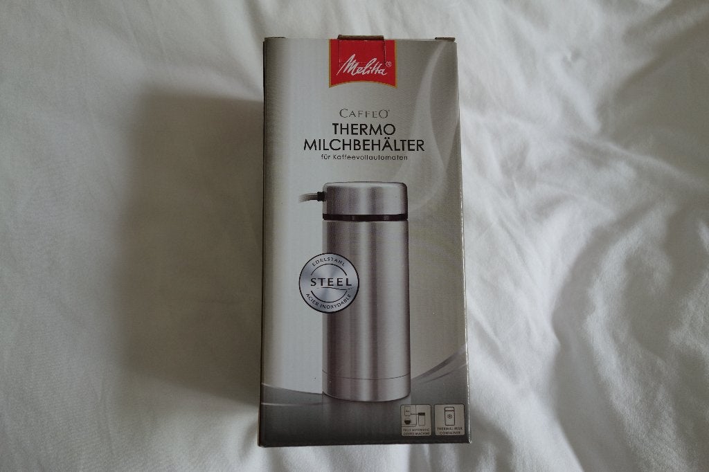 Melitta thermo melkreservoir, 2 tot 4 kopjes, Ophalen of Verzenden, Zo goed als nieuw, Koffiemachine