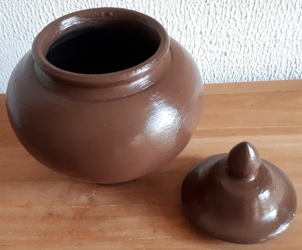 Urn Bruin ( Verdeel urn ), Nieuw, Ophalen of Verzenden, Klassiek, Bruin