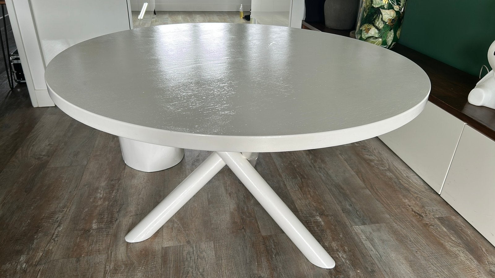 Gerard Geytenbeek Plataan eettafel, Ophalen, Gebruikt, Rond, 100 tot 150 cm